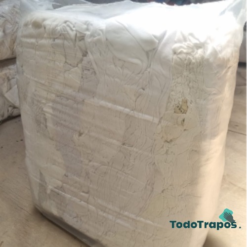 Paños de Algodón Blanco  10 kg  Prensado Precio al comprar 250 Kg