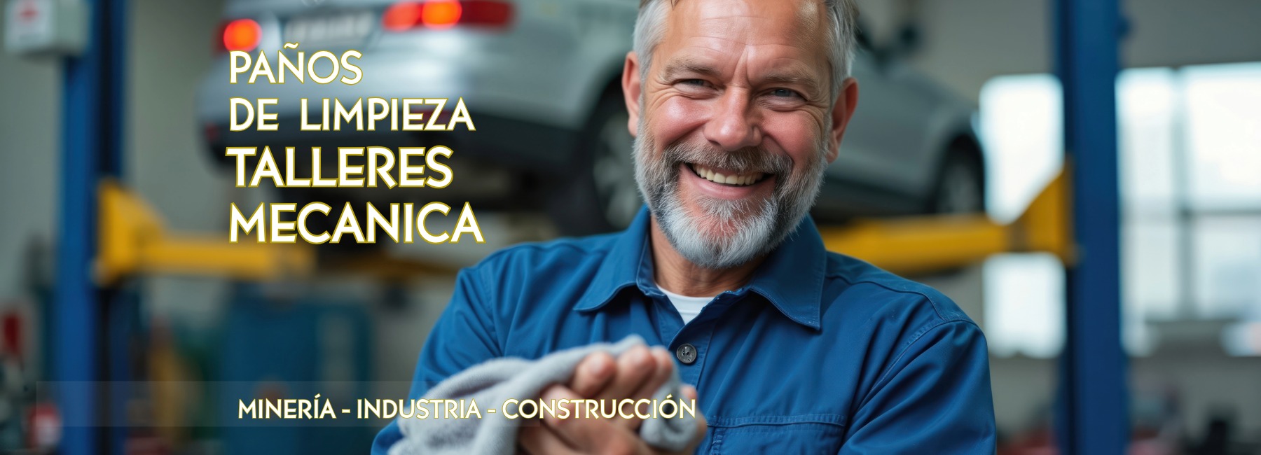 Paños de limpieza para talleres mecánicos