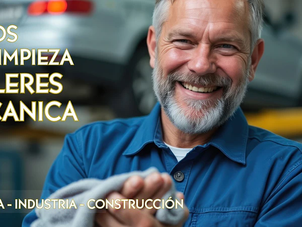 Paños de limpieza para talleres mecánicos