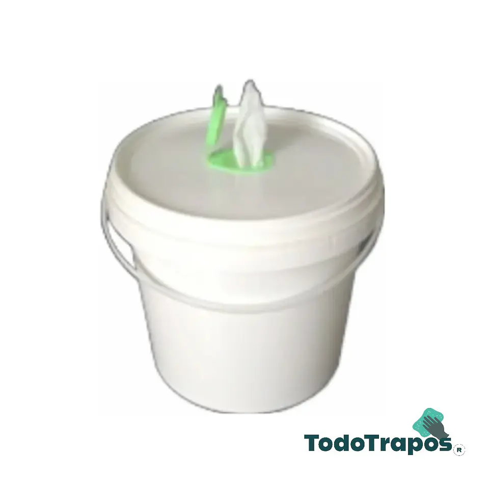 Paños Ultrawipe Pre pícados Etiqueta Verde + Bidón 2