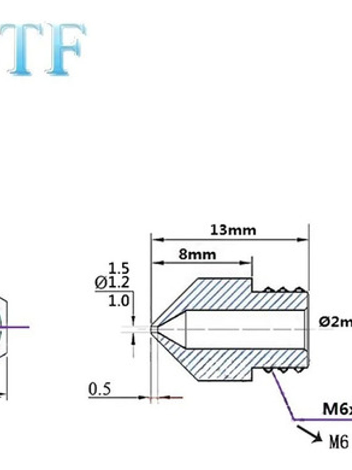 Boquilla Para Maquina Extrusora De Filamento Pet Todotronic 5