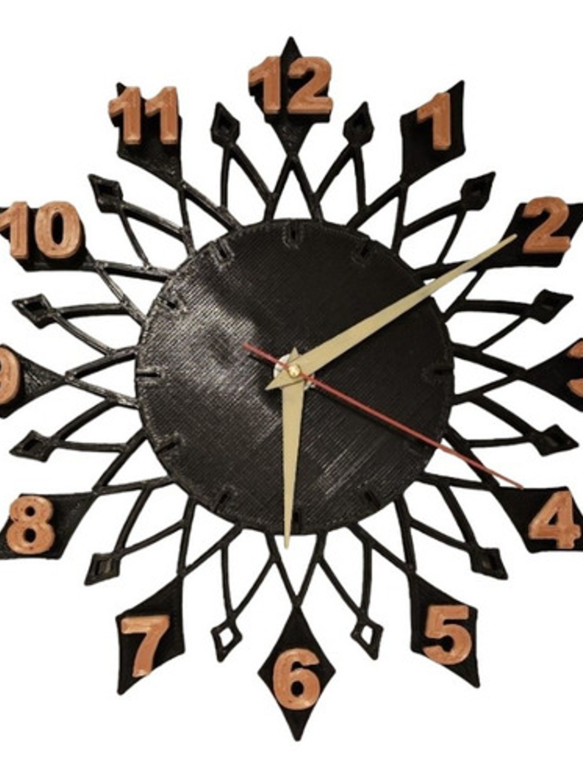 Reloj Pared 3d - Personalizado - Variedad De Colores 1