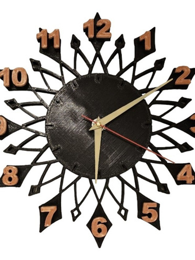 Reloj Pared 3d - Personalizado - Variedad De Colores 1