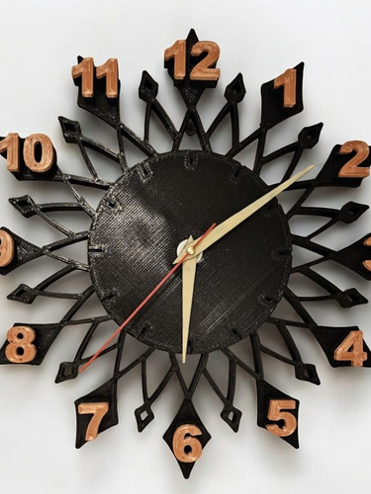 Reloj Pared 3d - Personalizado - Variedad De Colores 4