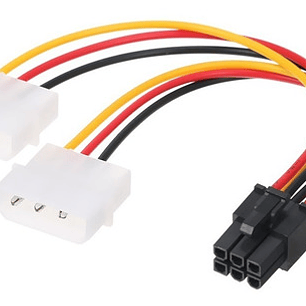 Cable Tarjeta De Video Pci Express A 2 Molex 4 Pin