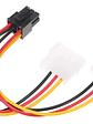 Cable Tarjeta De Video Pci Express A 2 Molex 4 Pin - Miniatura 2