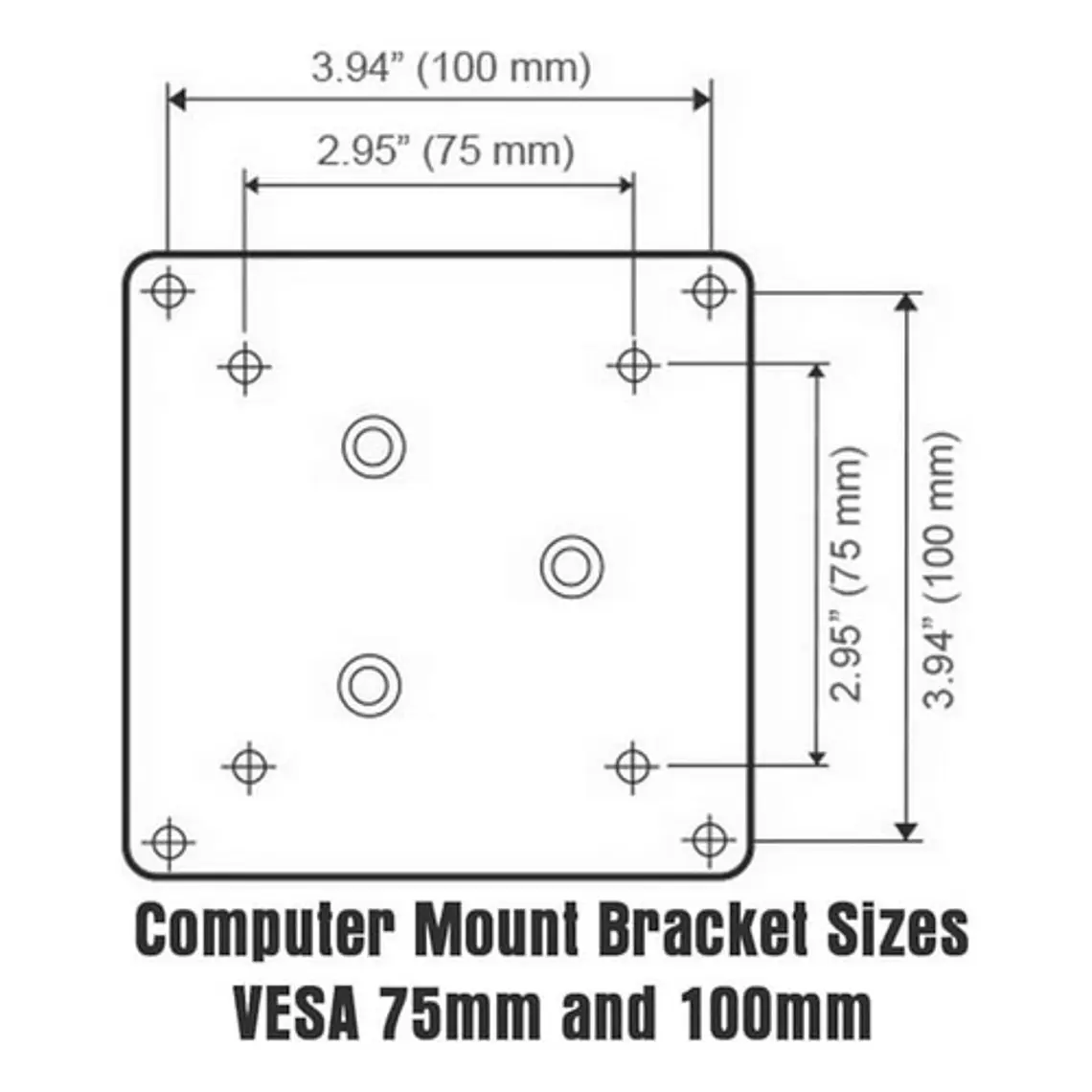 Adaptador Vesa Monitor Samsung M8 Y Similares 9