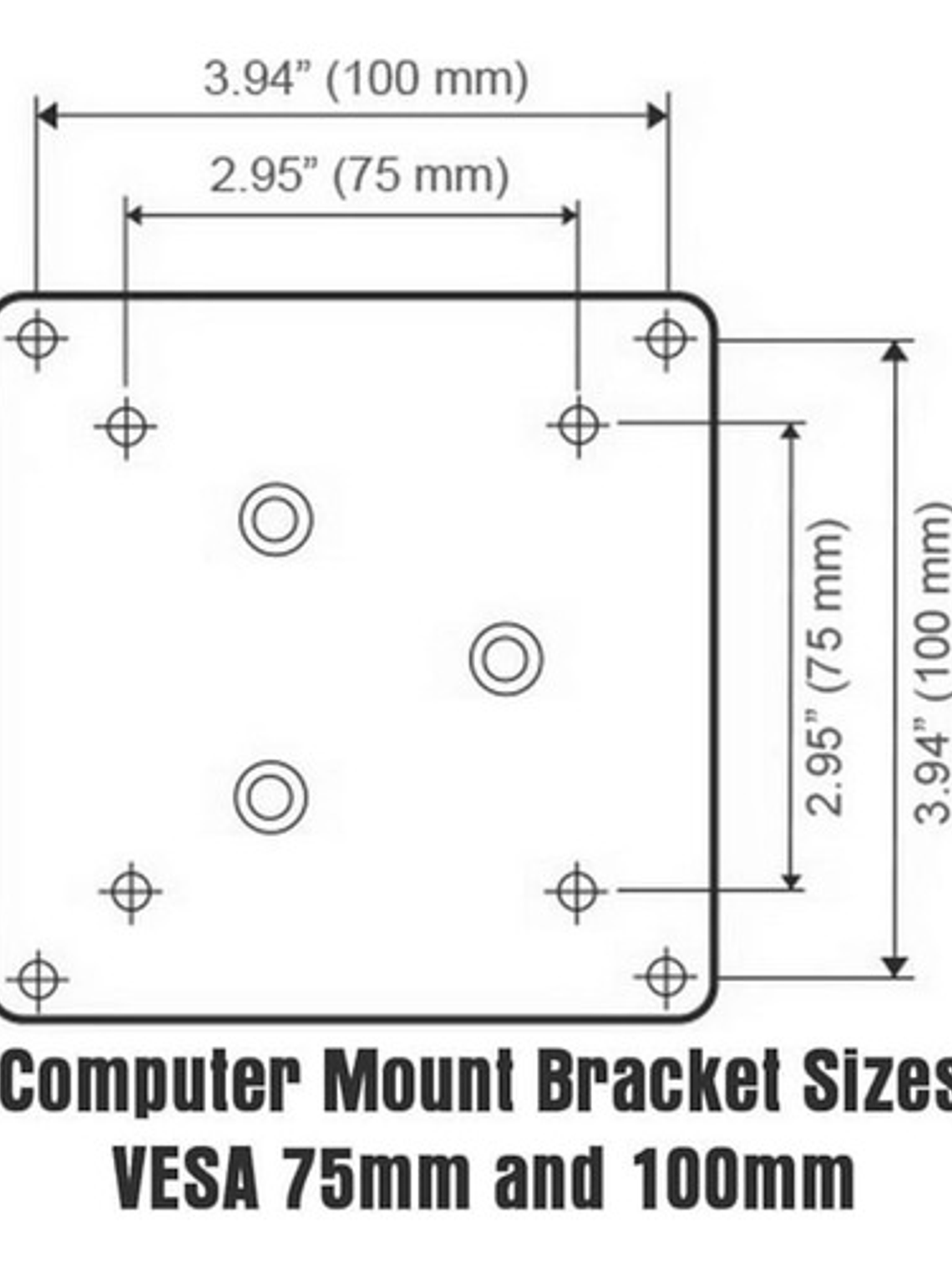 Adaptador Vesa Monitor Samsung M8 Y Similares 9