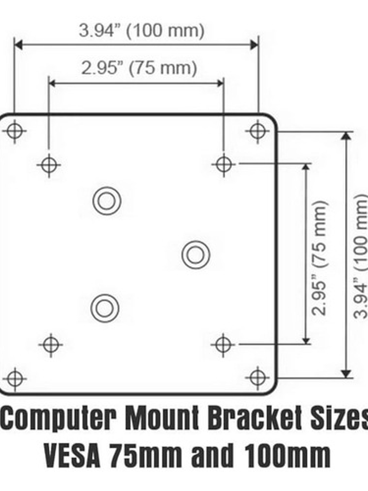 Adaptador Vesa Monitor Samsung M8 Y Similares 9