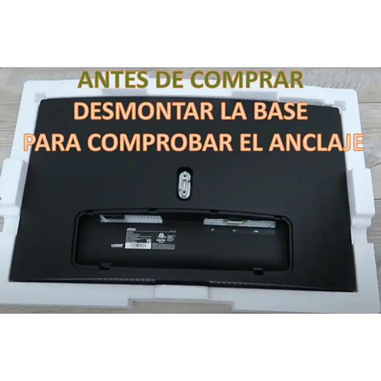 Adaptador Vesa Monitor Msi Optix G24c, G27c Y Similares 2