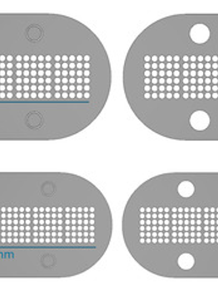 Kit Plantilla  Molde Grabado Patente 2 Tamaños Incluidos 2