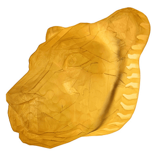 Lámpara De Pared León Con Melena Iluminada