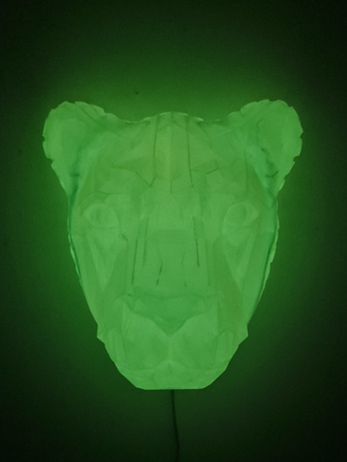 Lámpara De Pared León Con Melena Iluminada 5