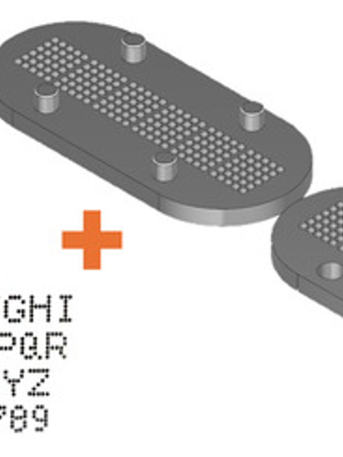 Plantilla  Molde Grabado Patente 7mm 1
