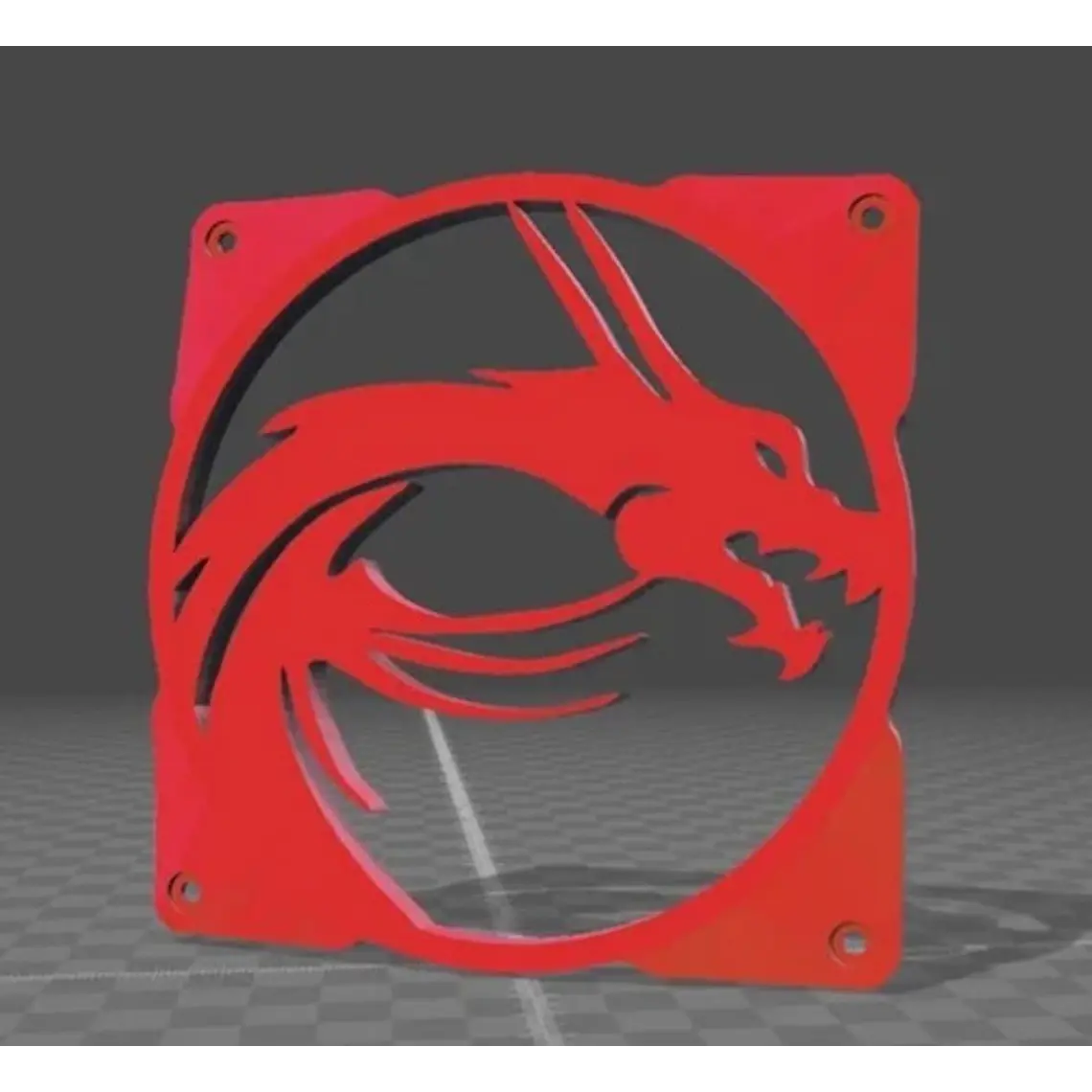 Skin O Parrilla Para Ventiladores De 140mm  (logo Asus-msi) 2