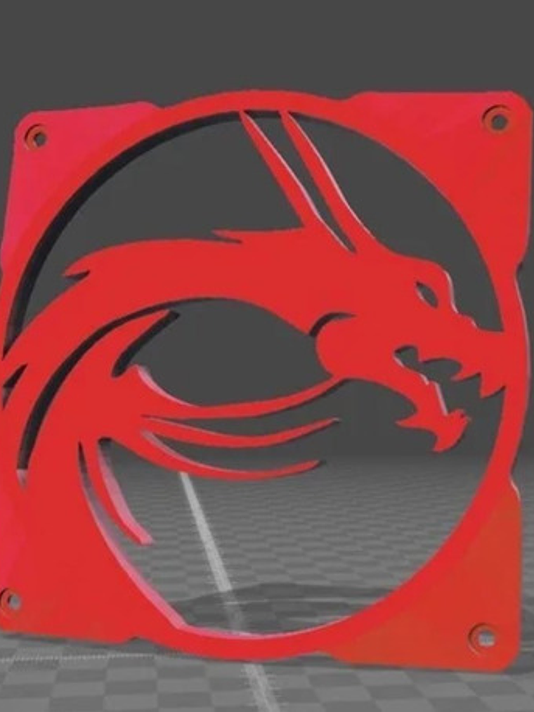 Skin O Parrilla Para Ventiladores De 140mm  (logo Asus-msi) 2