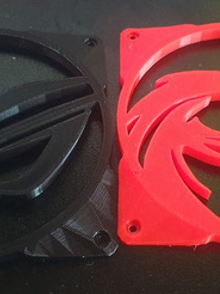 Skin O Parrilla Para Ventiladores De 120mm  (logo Asus-msi) 8