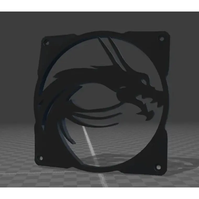 Skin O Parrilla Para Ventiladores De 120mm  (logo Asus-msi) 10