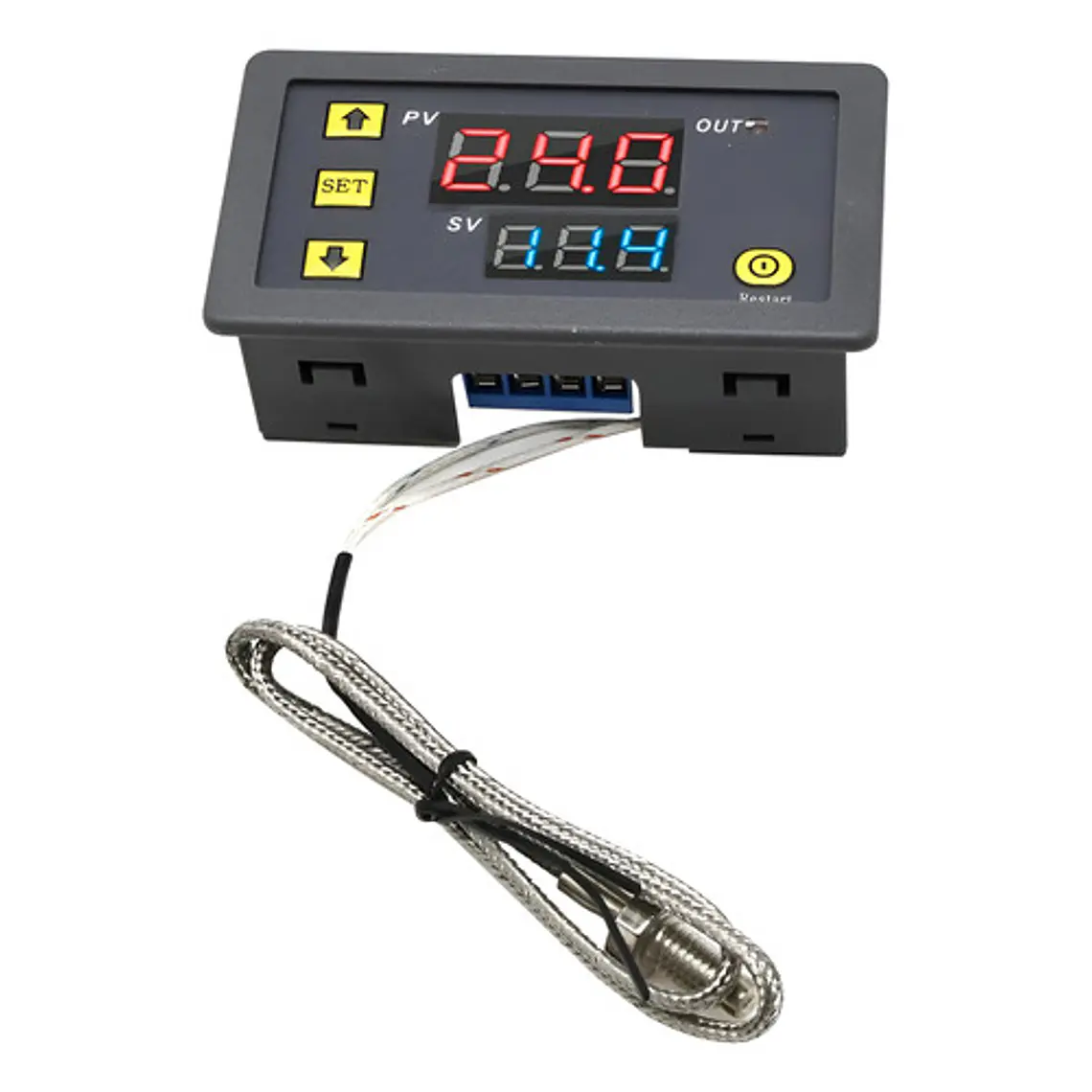 Controlador De Temperatura W3220 12v Tipo K -60 A 500 Grados 1
