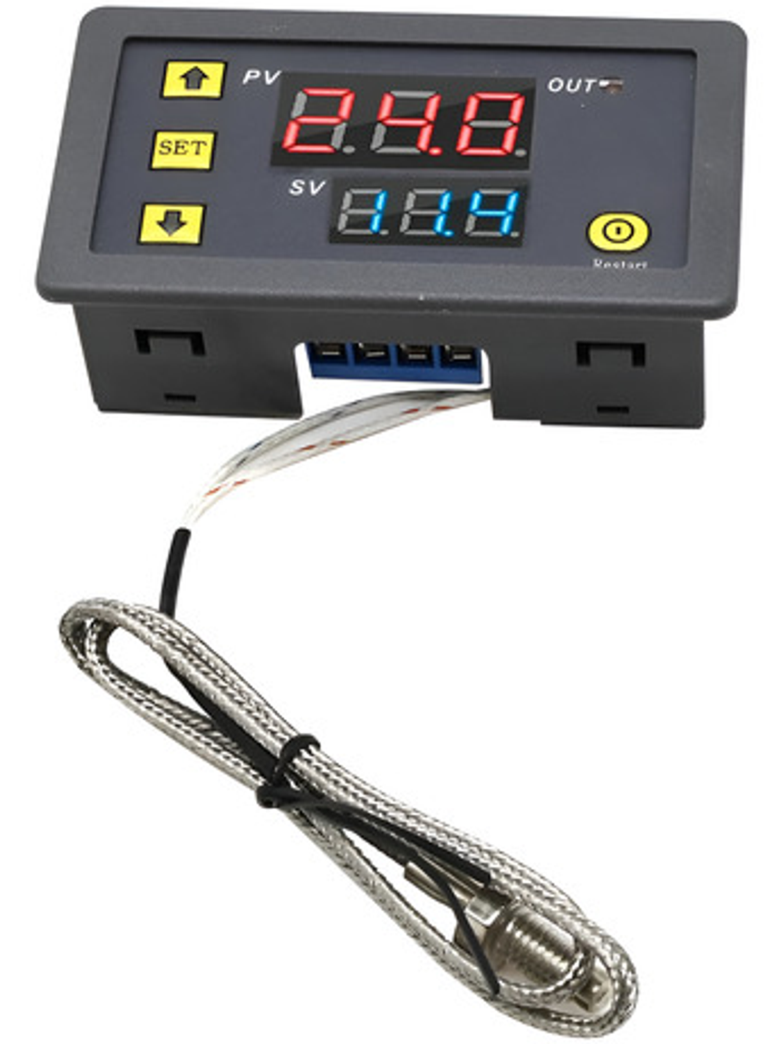 Controlador De Temperatura W3220 12v Tipo K -60 A 500 Grados 1