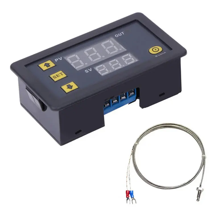 Controlador De Temperatura W3220 12v Tipo K -60 A 500 Grados 2