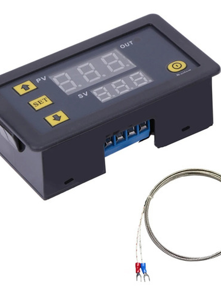 Controlador De Temperatura W3220 12v Tipo K -60 A 500 Grados 2