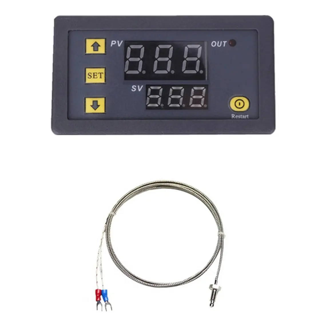 Controlador De Temperatura W3220 12v Tipo K -60 A 500 Grados 3