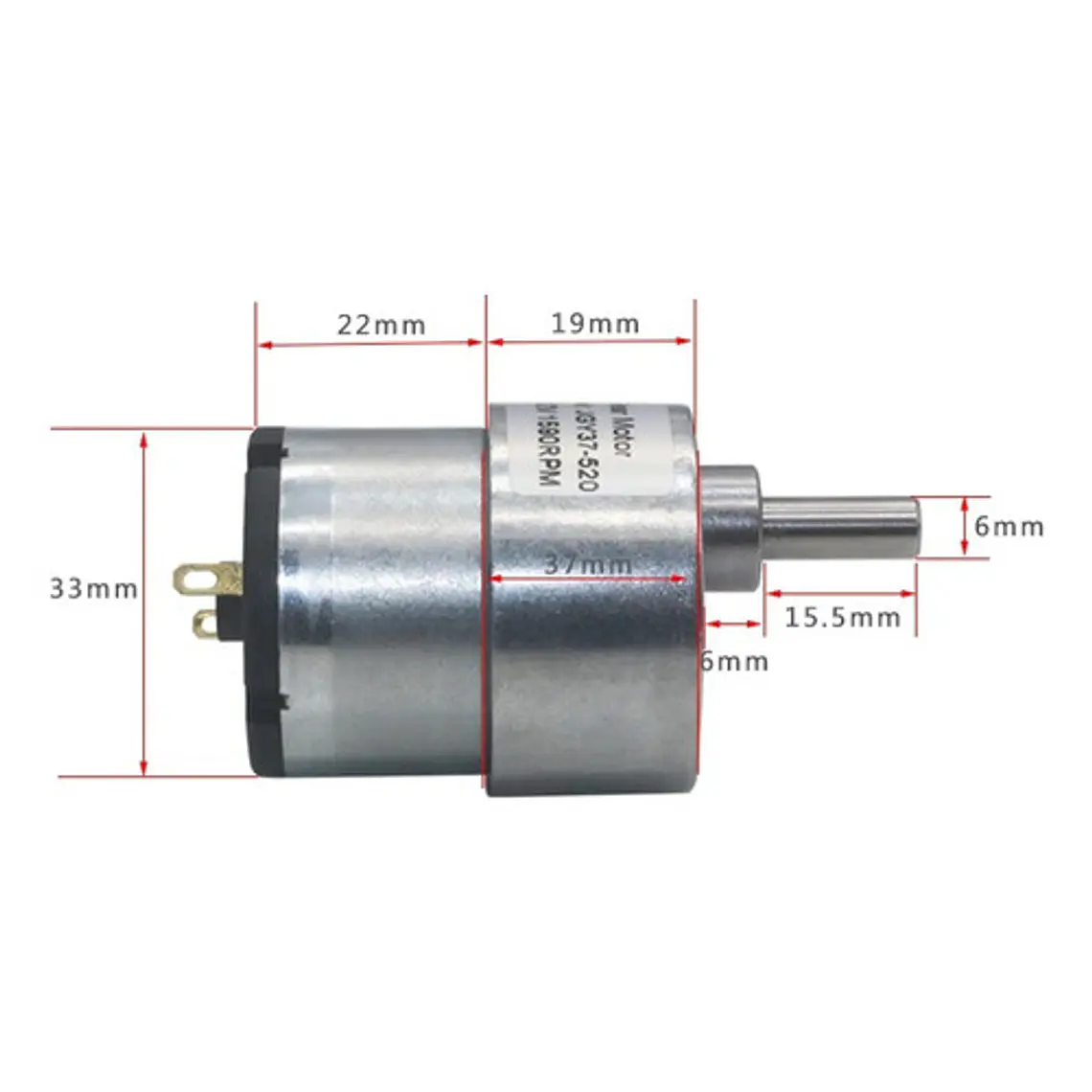 Motorreductor 12v Para Maquina Extrusora 3d Pet-tronic 3