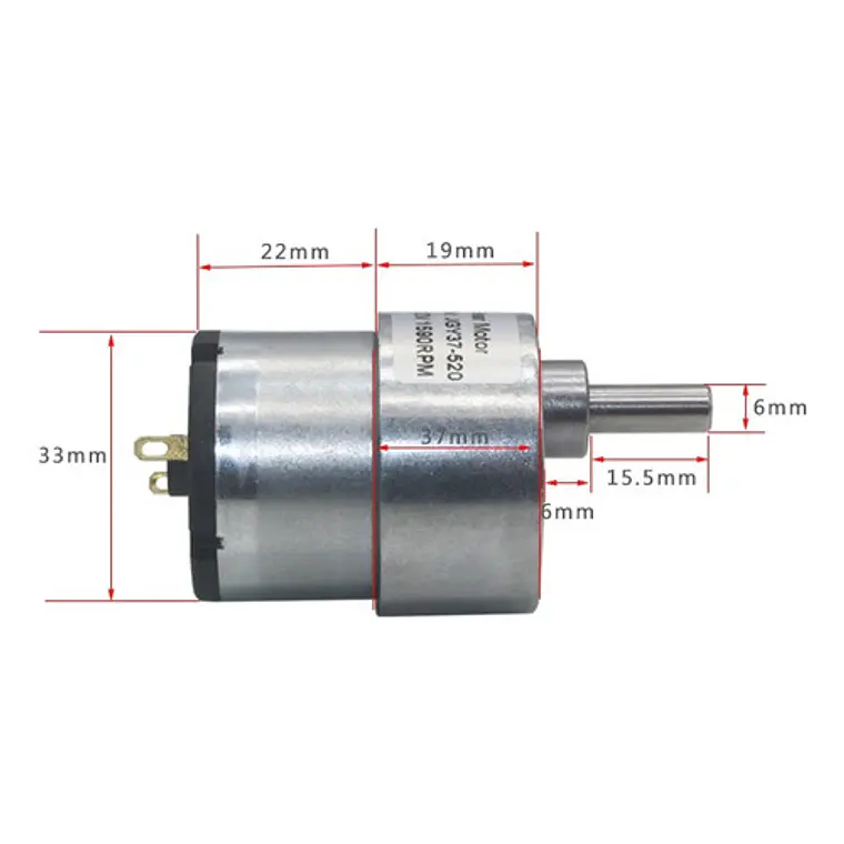 Motorreductor 12v Para Maquina Extrusora 3d Pet-tronic 3