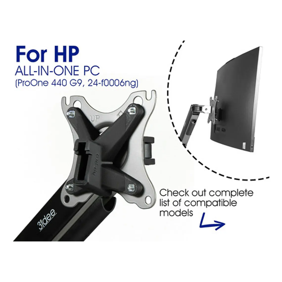 Adaptador Vesa Aio Hp Pro One 440 G9 Y Similares 5