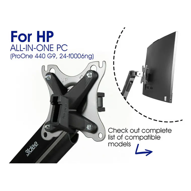 Adaptador Vesa Aio Hp Pro One 440 G9 Y Similares 5