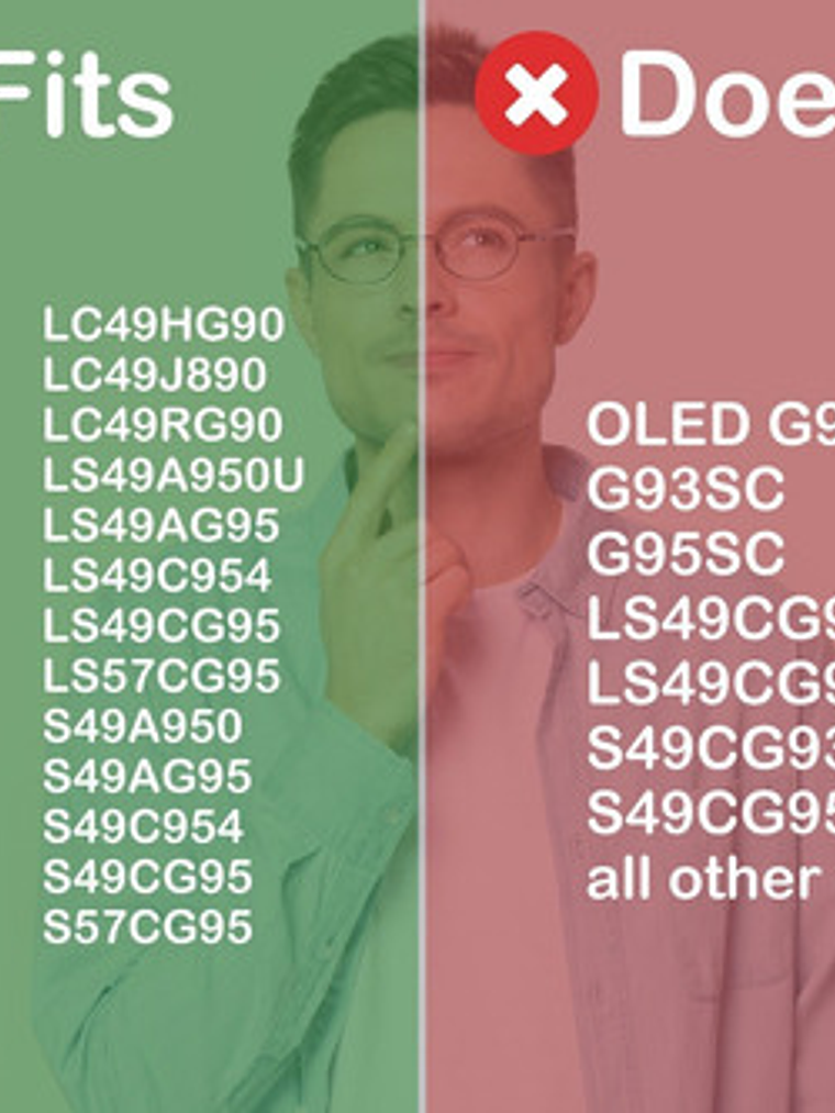 Adaptador Vesa Monitor Samsung Odyssey G9 - G8 Y Similares 6