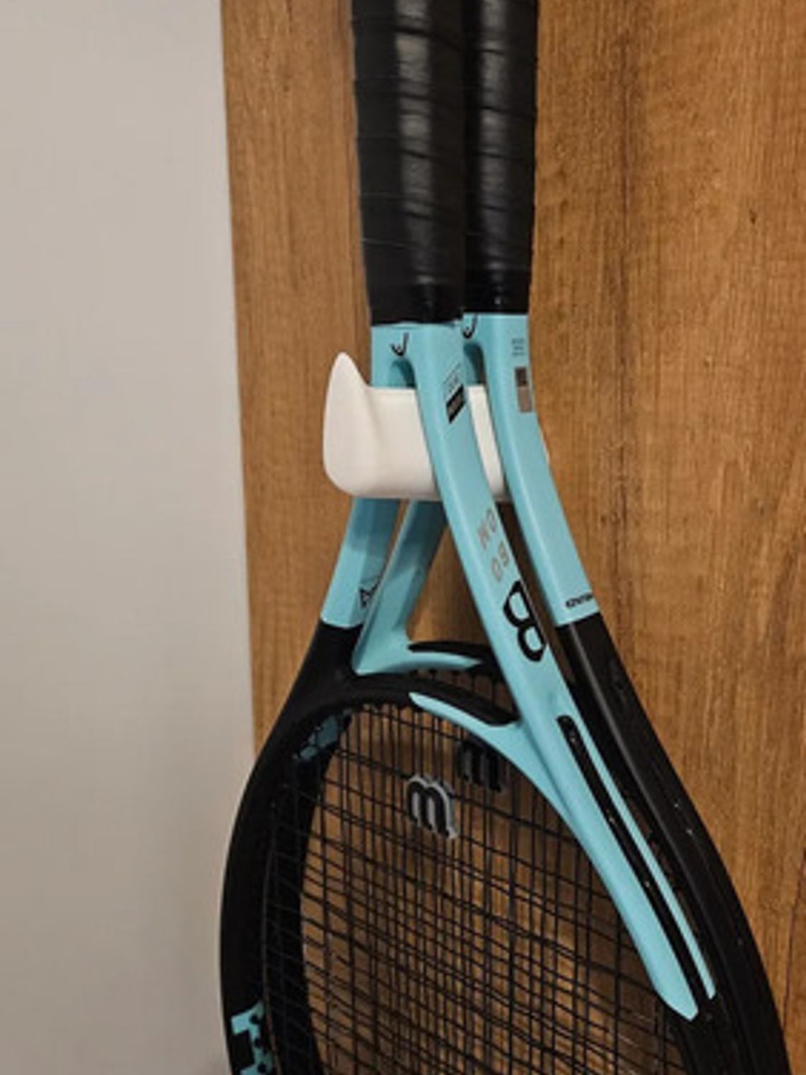 Soporte 2 Raqueta Tenis Pared Tenis 5