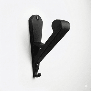 Soporte Pared Para Casco De Moto Y Llaves