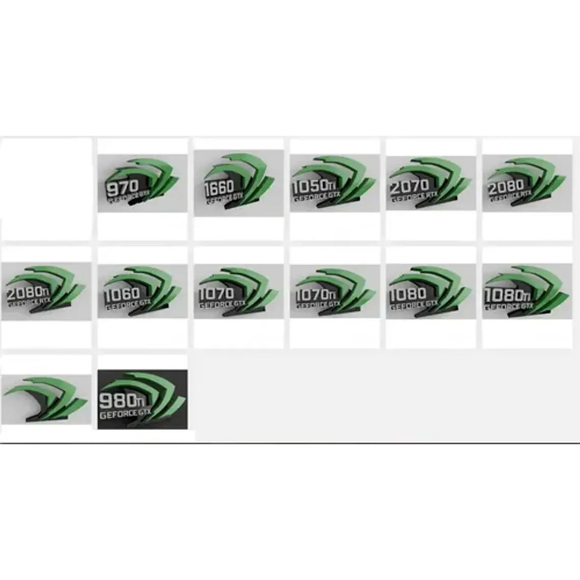 Logo Nvidia -tarjetas De Video - Gpu -  7
