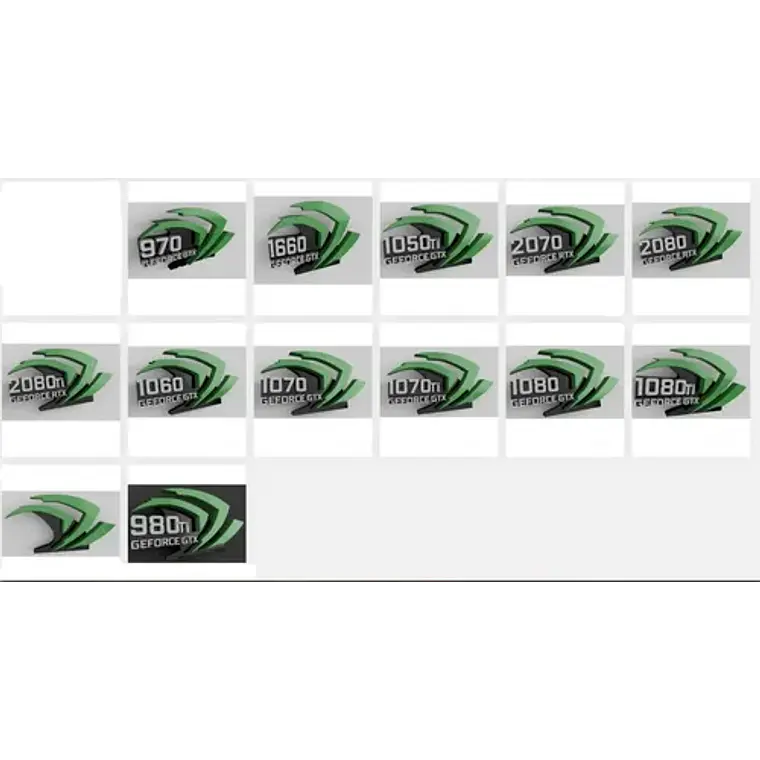 Logo Nvidia -tarjetas De Video - Gpu -  7