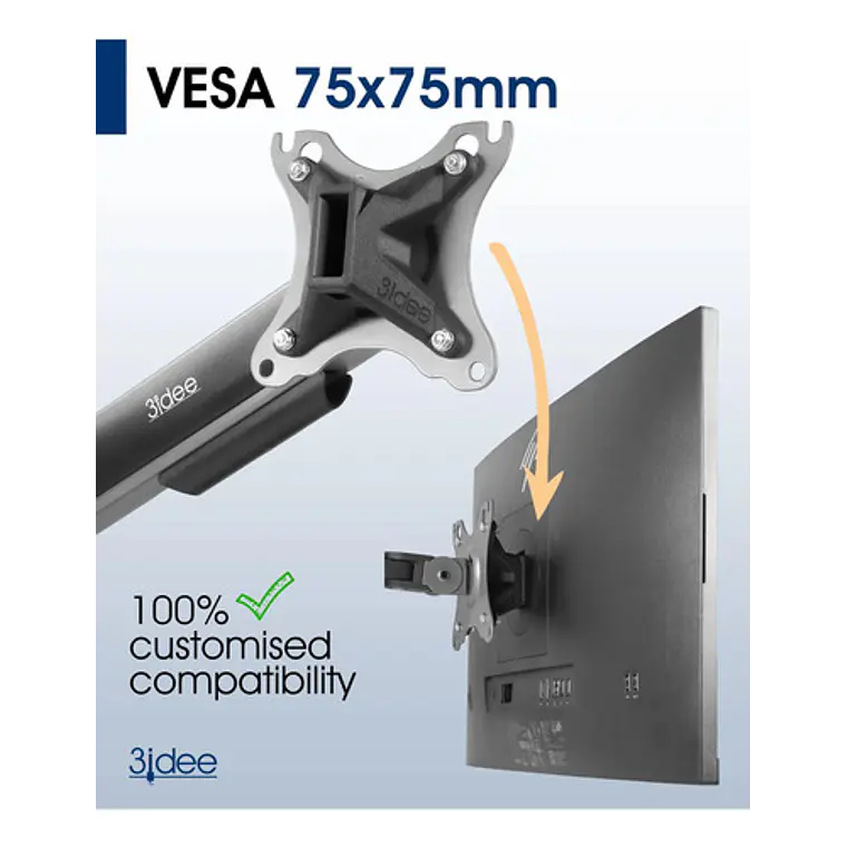 Adaptador Vesa Aio Hp E-series G5 E24 E27 Y Similares 5