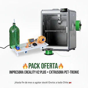 Impresora 3d multicolor Creality K1 + CFS + PET-TRONIC
