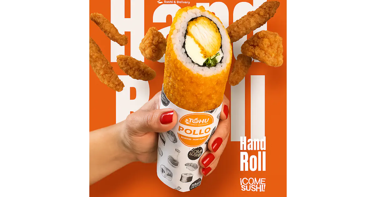 Hand Roll de Pollo Furai 🍗🥢
