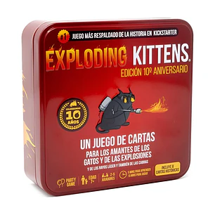 Exploding Kittens Edición 10º Aniversario