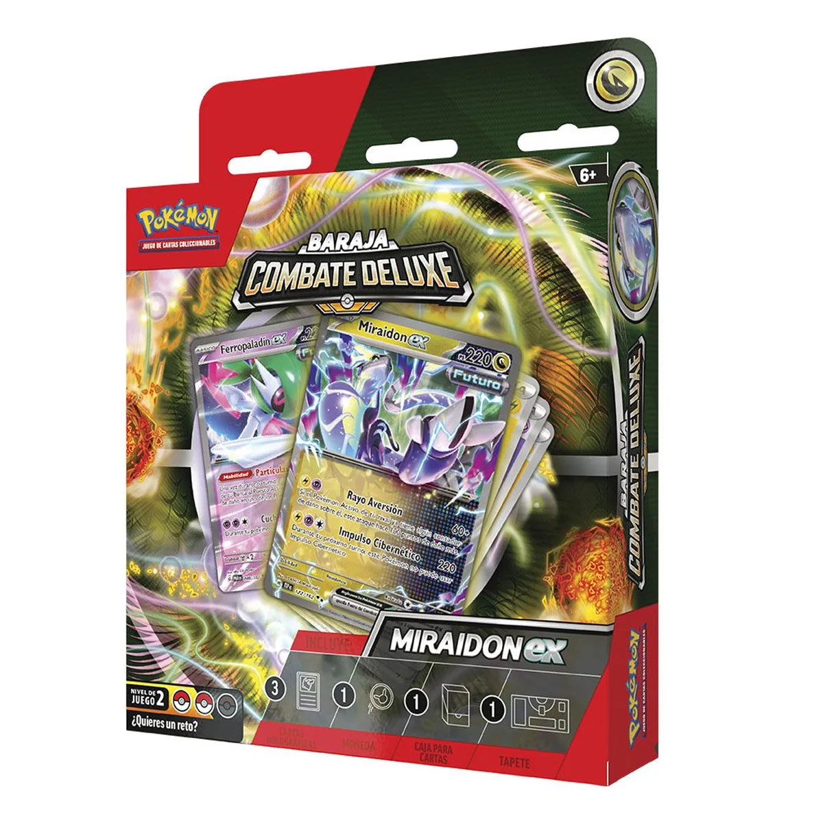 Pokémon — Miraidon Ex Deluxe Battle Deck - Español 1