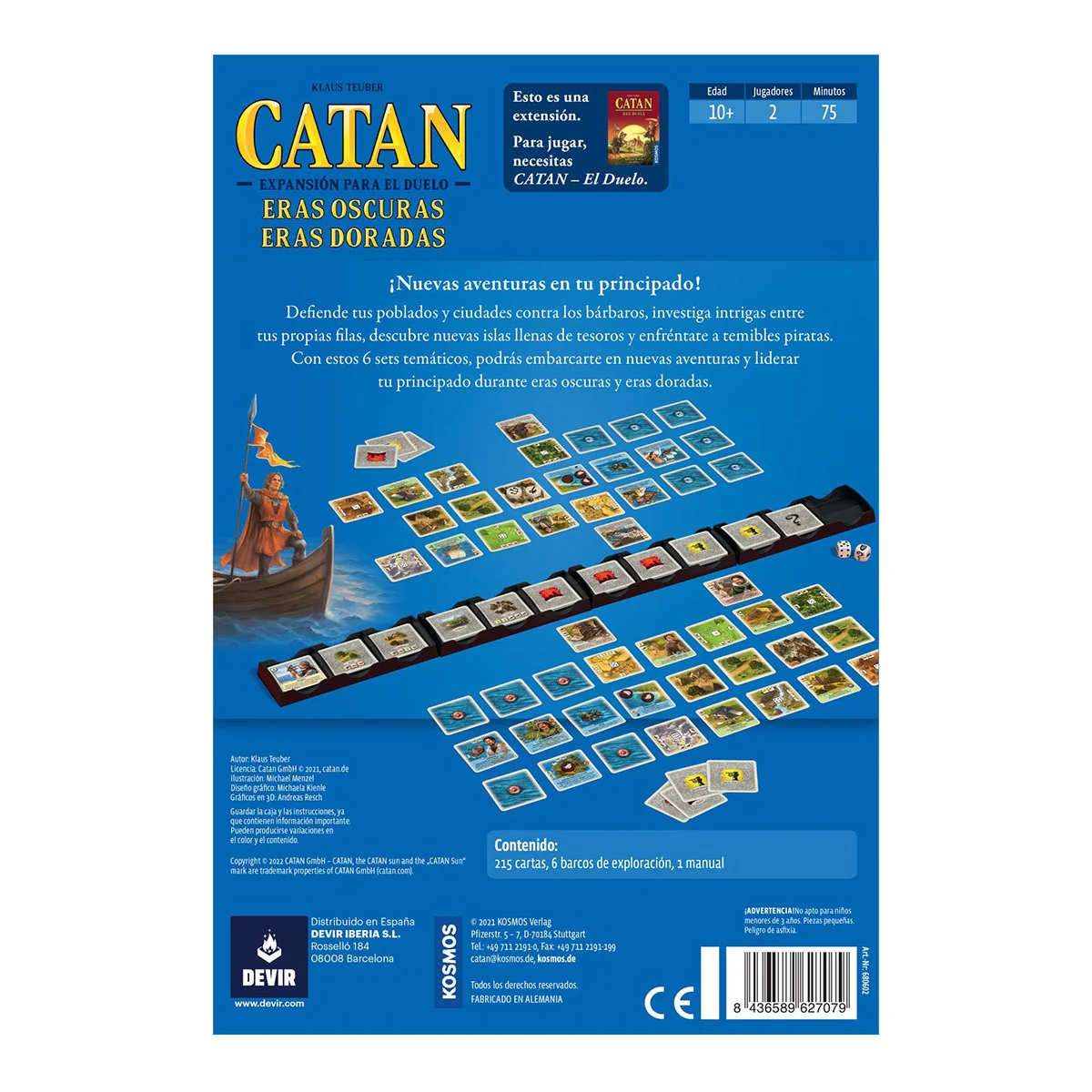 Catan: Eras Oscuras Eras Doradas - Expansión para El Duelo 4