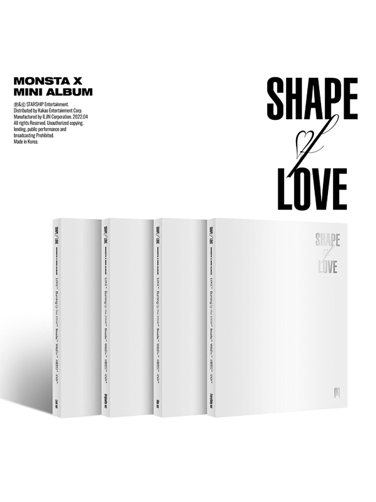 MONSTA X - SHAPE OF LOVE  1