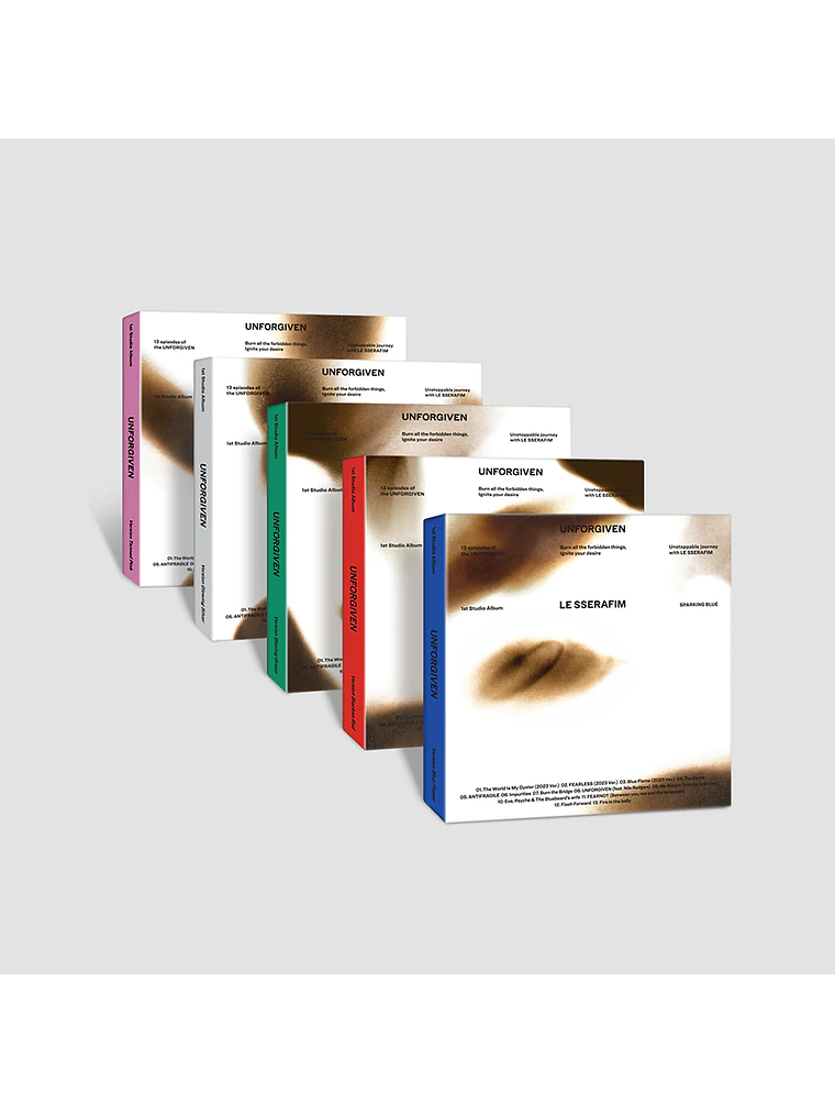 LE SSERAFIM - UNFORGIVEN COMPACT SET (5 ALBUM) 1