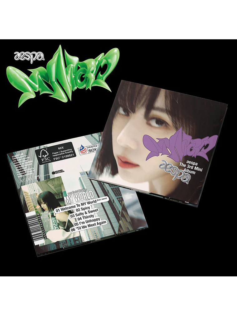 AESPA - MY WORLD (Poster Ver.)  3