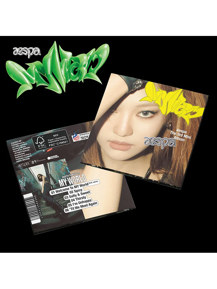 AESPA - MY WORLD (Poster Ver.)  5