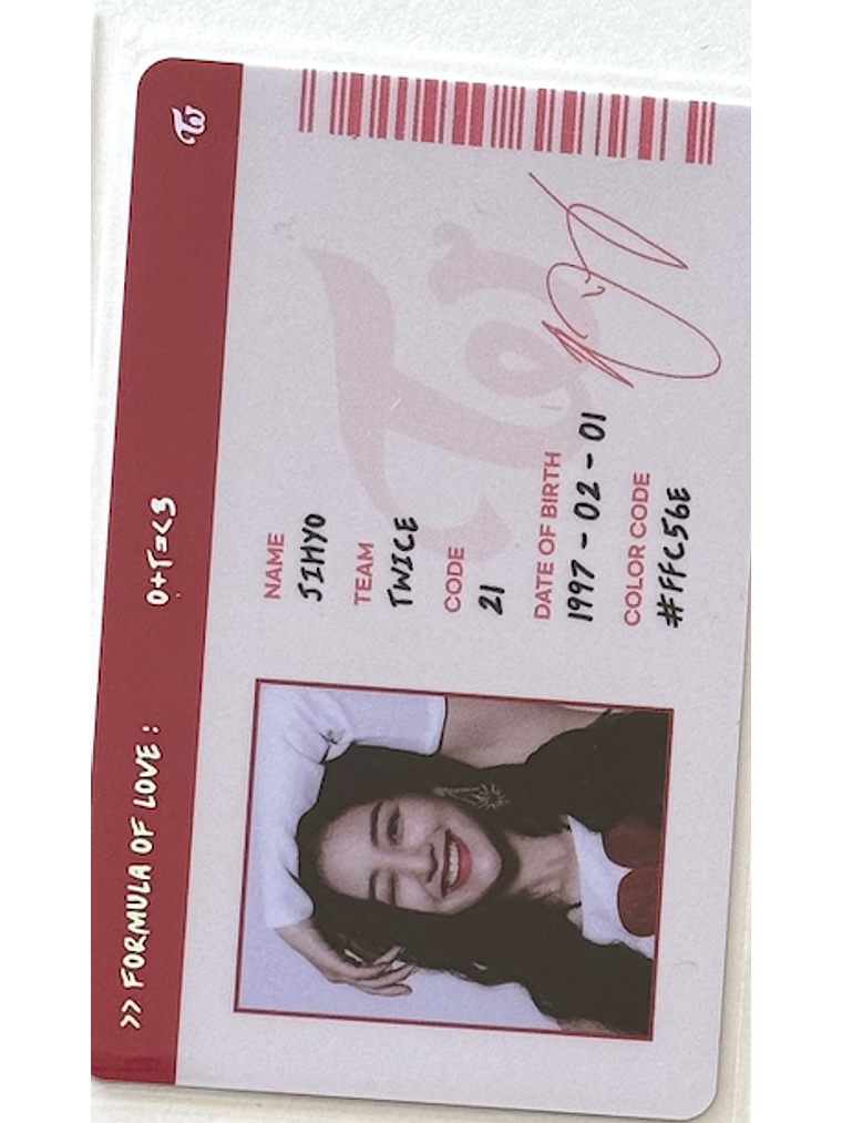 TWICE - [ JIHYO PHOTOCARD ] 3
