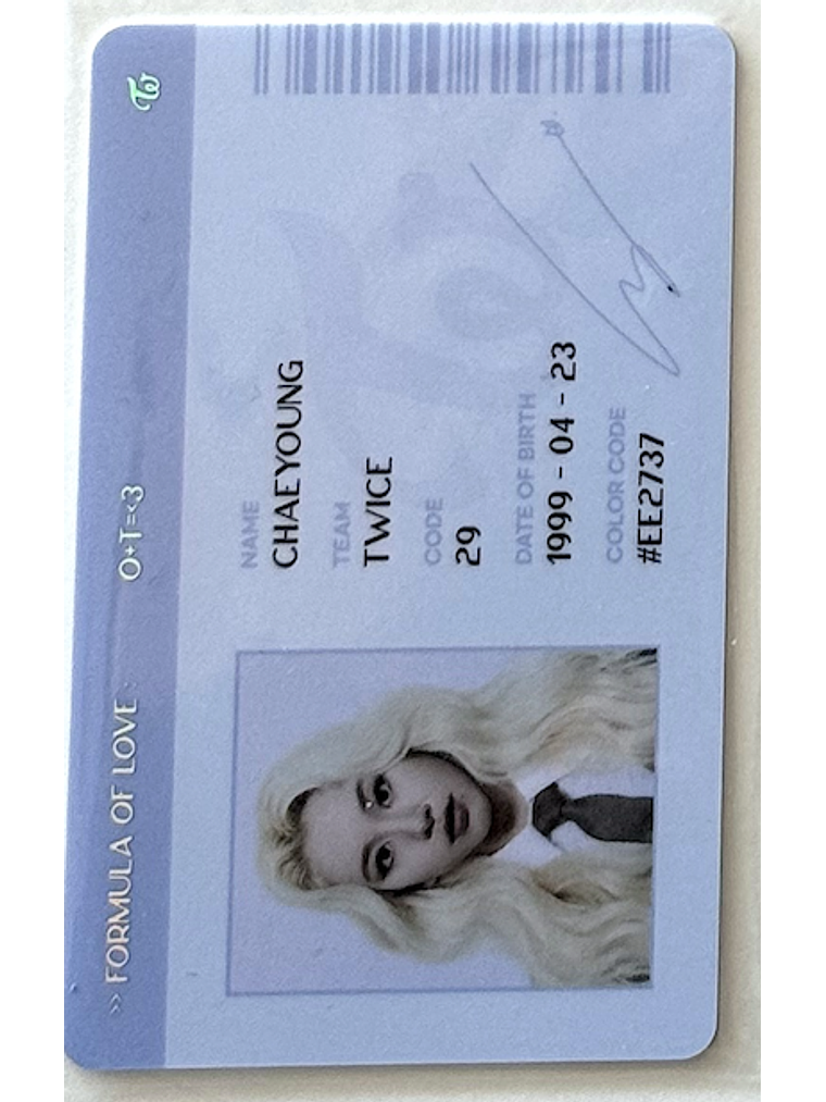 TWICE - [ CHAEYOUNG PHOTOCARD ] 8