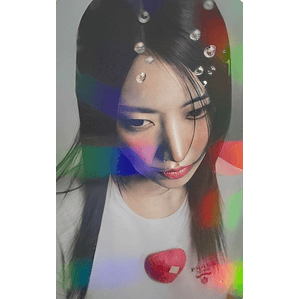 PHOTOCARD: LE SSERAFIM - [ UNFORGIVEN HOLO WEVERSE POB ]