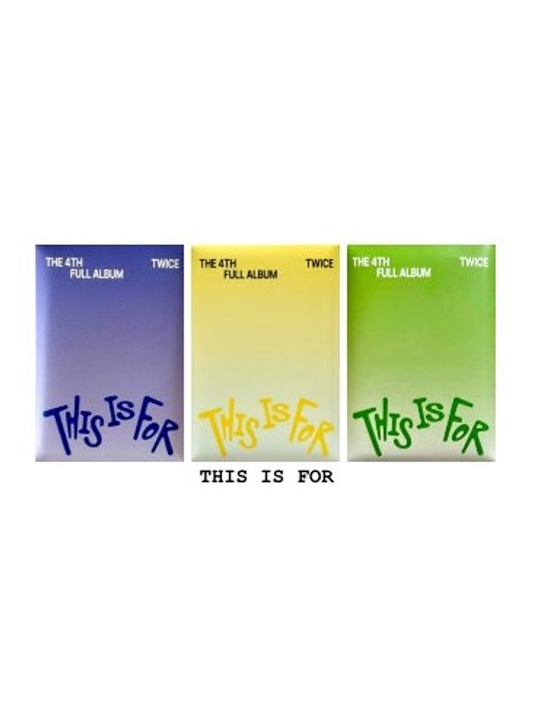 TWICE - SET PHOTOCARD THIS IS FOR  2